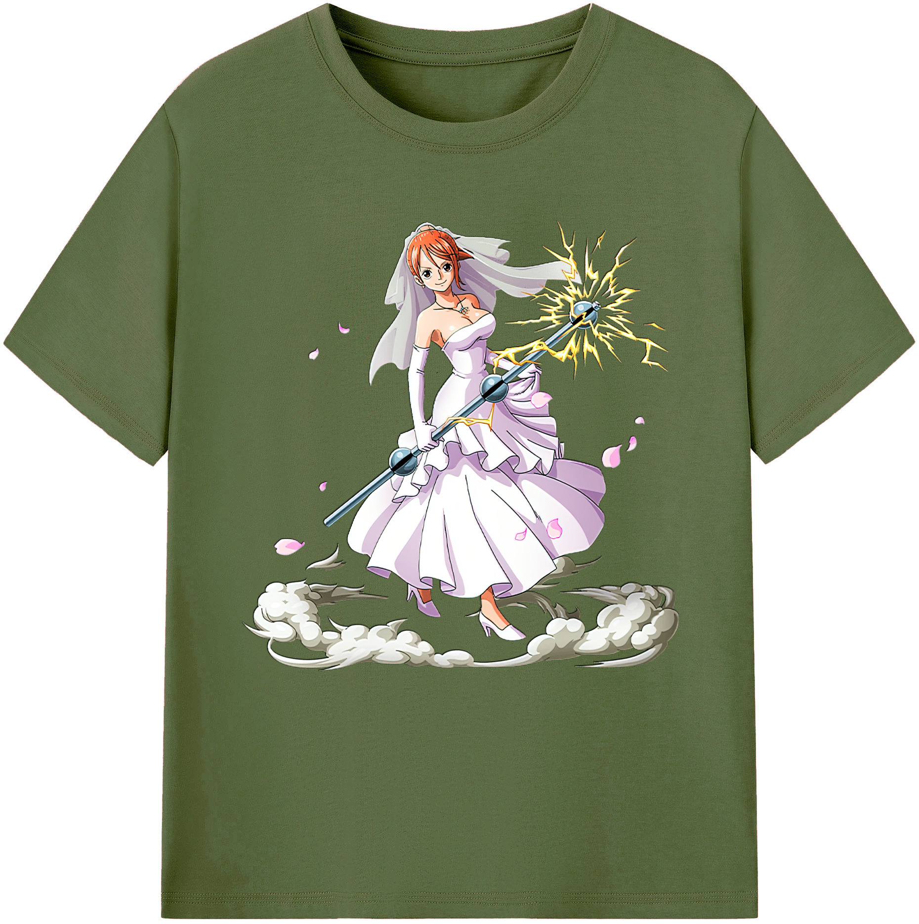 ワンピース ナミ ONE PIECE Nami 綿100％半袖Tシャツ（フロントプリント）